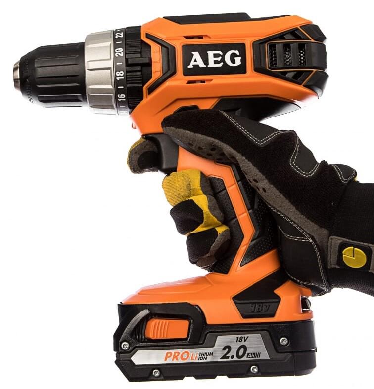Дрель ударна акумуляторна AEG BSB18G3LI-202C (4935464103)