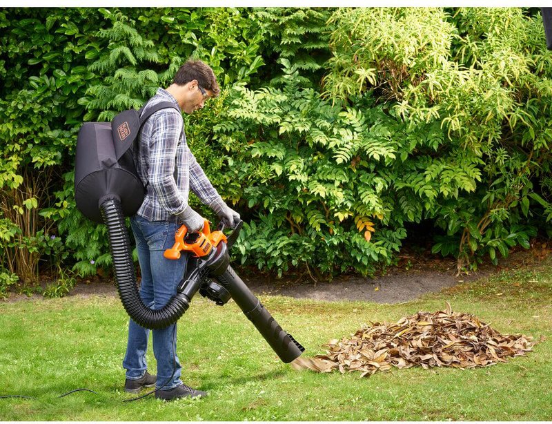 Садовий пилосос електричний BLACK+DECKER BEBLV290