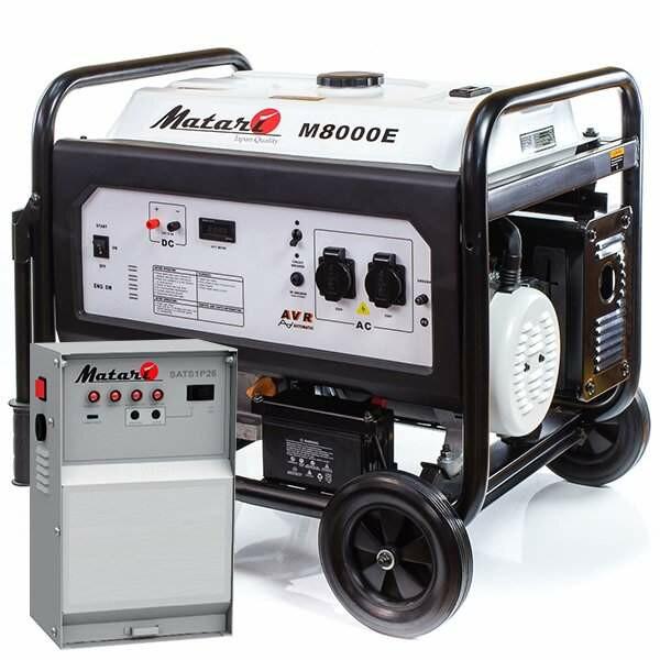 Бензиновий генератор Matari M8000E-ATS