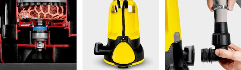 Дренажний насос для чистої води Karcher SP 9.000 Flat (1.645-810.0)