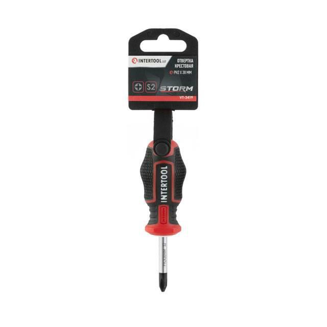 Викрутка хрестова PH2х8 мм Intertool VT-3419