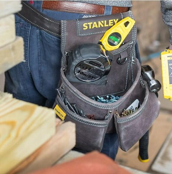 Сумка для інструменту Stanley STST1-80114, поясна з тримачем для молотка, 280х90х250 мм
