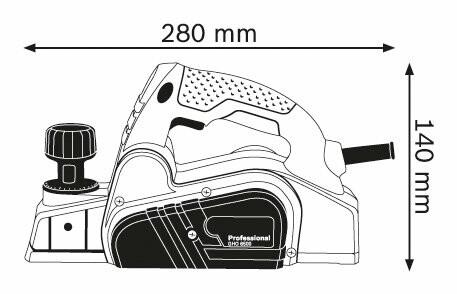 Електрорубанок Bosch GHO 6500 (0601596000)