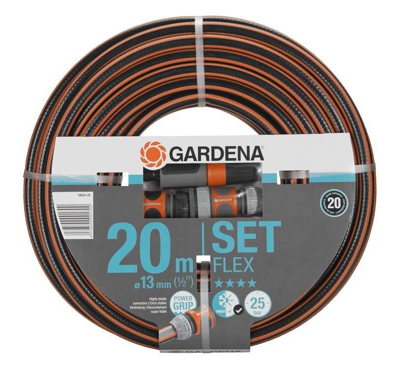 Шланг з комплектом для поливу Gardena Flex 13 мм (1/2 "), 20 м, Set (18034-20)