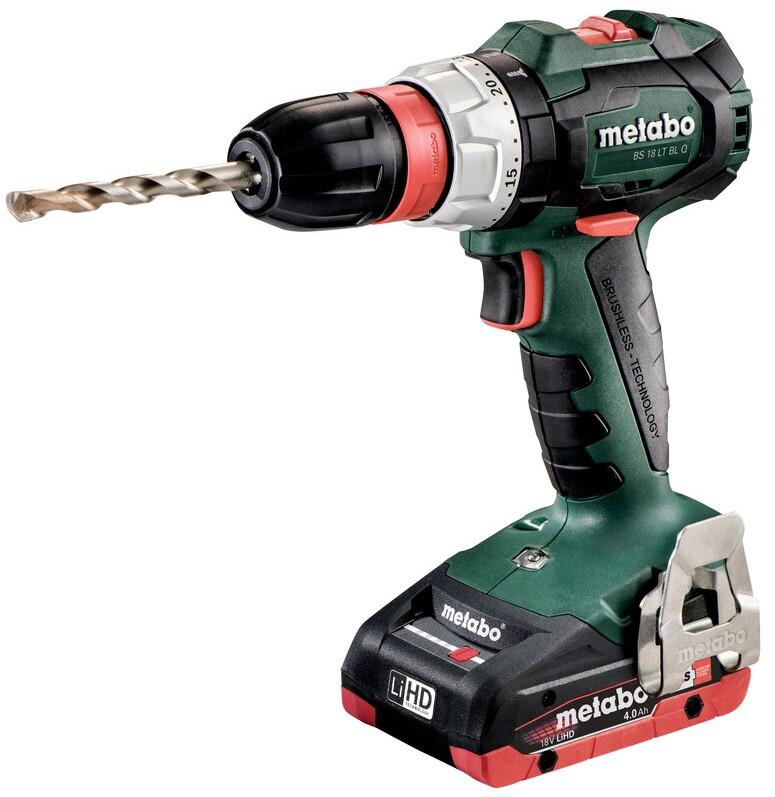 Акумуляторний шурупокрут Metabo BS 18 LT BL Q 2xLiHD (II) 4.0 Ah (602334800)