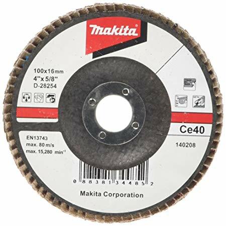 Пелюстковий шліфувальний диск Makita 100х16 Ce40 кутовий (D-28254)