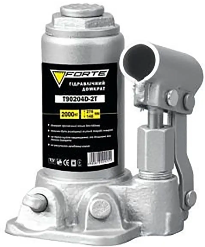 Домкрат пляшковий Forte T90204D-2T (38612)