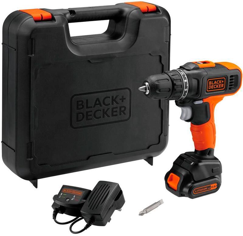 Дриль-шурупокрут акумуляторний BLACK DECKER BCD7122CK