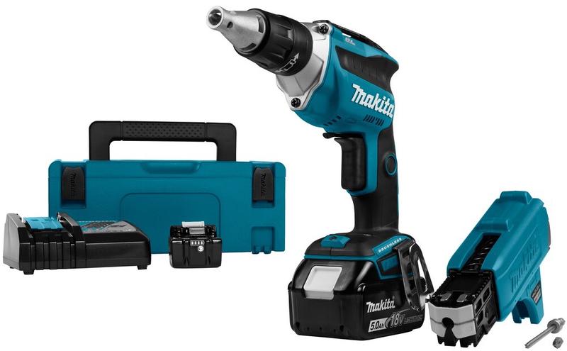 Акумуляторний шурупокрут для гіпсокартону Makita DFS452TJX2