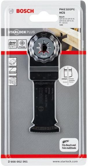 Полотно Bosch StarlockPlus HCS 32х60мм Wood PAIZ 32 EPC для GOP/PMF (2608662561)