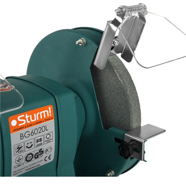 Точильний верстат Sturm BG6020L 200 мм, 400 Вт з підсвічуванням