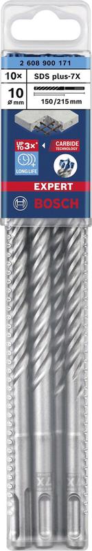 Бур Bosch EXPERT SDS-Plus-7X, 10x150x215 мм, 10 шт. (2608900171)