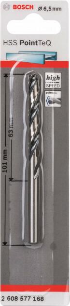 Свердло Bosch 1 HSS PointTeQ 6.5 мм (2608577168)