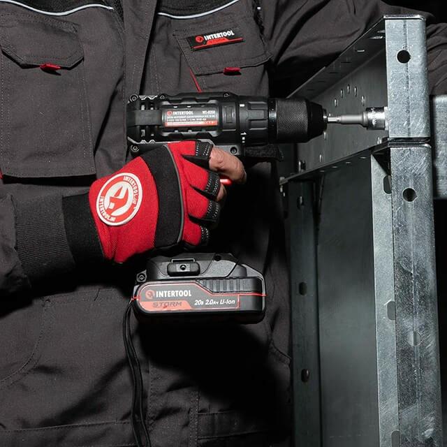 Акумуляторний дриль-шурупокрут INTERTOOL WT-0350