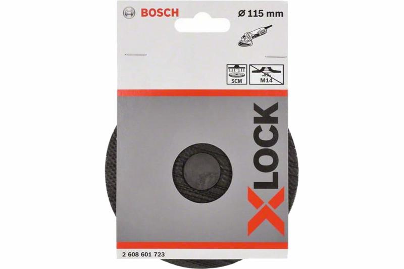 Тарілка опорна на липучці Bosch X-LOCK, для кіл SCM, 115 мм (2608601723)