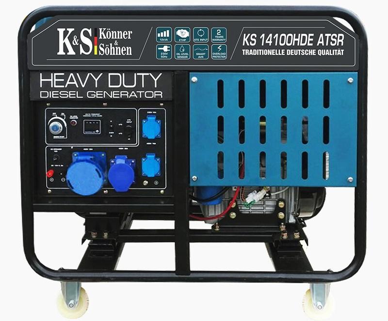 Дизельний генератор Konner Sohnen KS 14100HDE ATSR