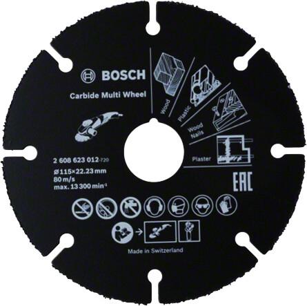 Круг відрізний Bosch по дереву для УШМ 115 мм (2608623012)