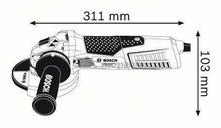 Кутова шліфмашина Bosch GWS 15-150 CI (0601798006)