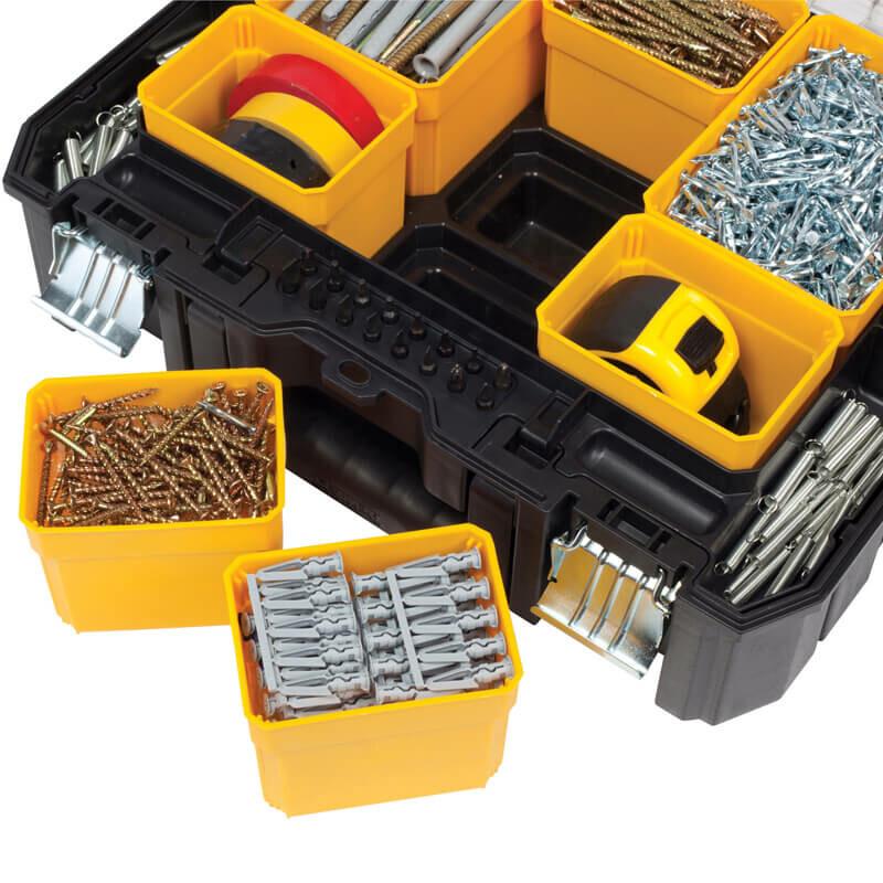 Комплект ящиків DeWALT 4 ящики + колісна основа в системі TSTAK (DWST1-81048)