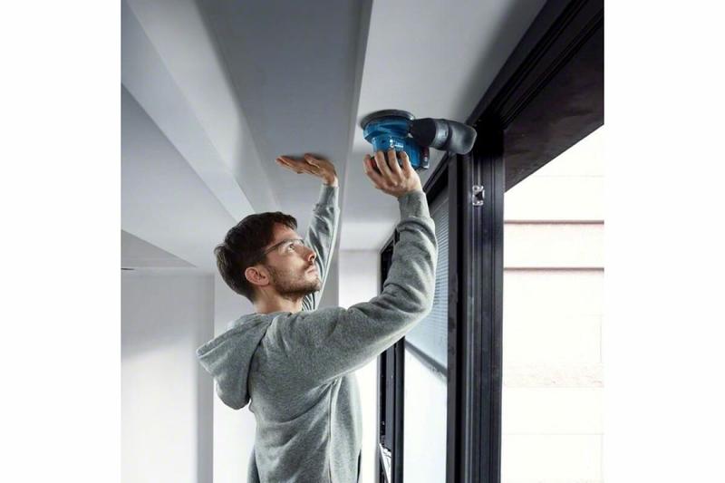 Акумуляторна ексцентрикова шліфмашина Bosch GEX 185-LI Solo (06013A5020) (без АКБ та ЗП)