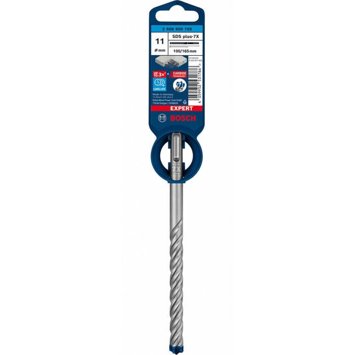 Бур Bosch EXPERT SDS-Plus-7X, 11x100x165 мм (2608900105)
