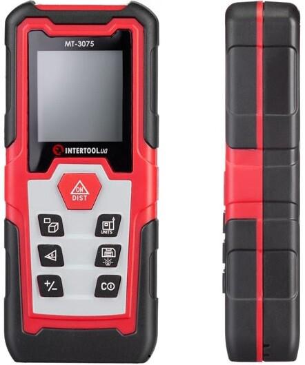 Далекомір лазерний Intertool 50 м відкидна ніжка (MT-3075)