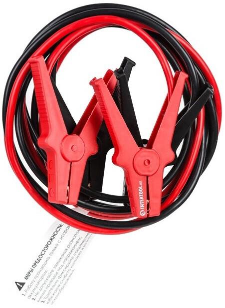 Пускові провода Intertool 300 А, 2.5 м (AT-3041)