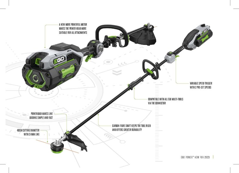 Комбісистема акумуляторна EGO PH1420E 56 В без насадок (F850022002) 83242