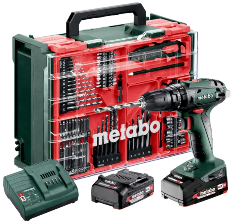 Акумуляторний ударний дриль-шурупокрут Metabo SB 18 Set (602245710)