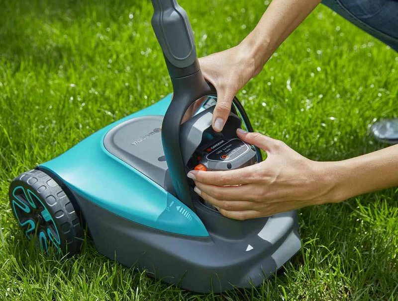 Газонокосарка акумуляторна Gardena Hendy Mower 18V (05023-20.000.00)