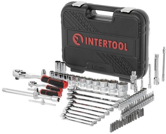 Набір інструментів Intertool STORM 1/2 "1/4" 82 од. Cr-V (ET-8082)