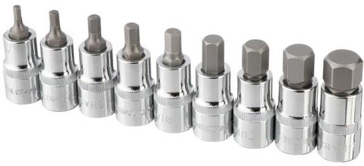 Набір біт Intertool STORM HEX 1/2 "4-17, 55 мм" S2 (ET-8405)