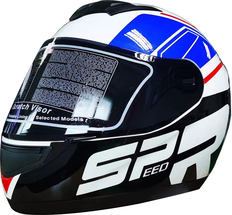 Мотошолом Forte 902 біло-синій, розмір XL (111322)