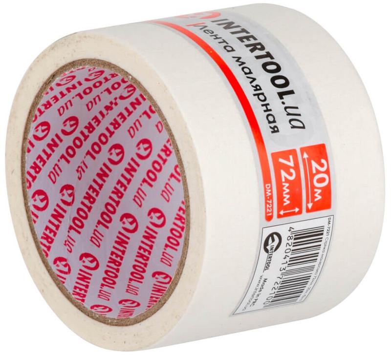 Стрічка малярська INTERTOOL DM-7221