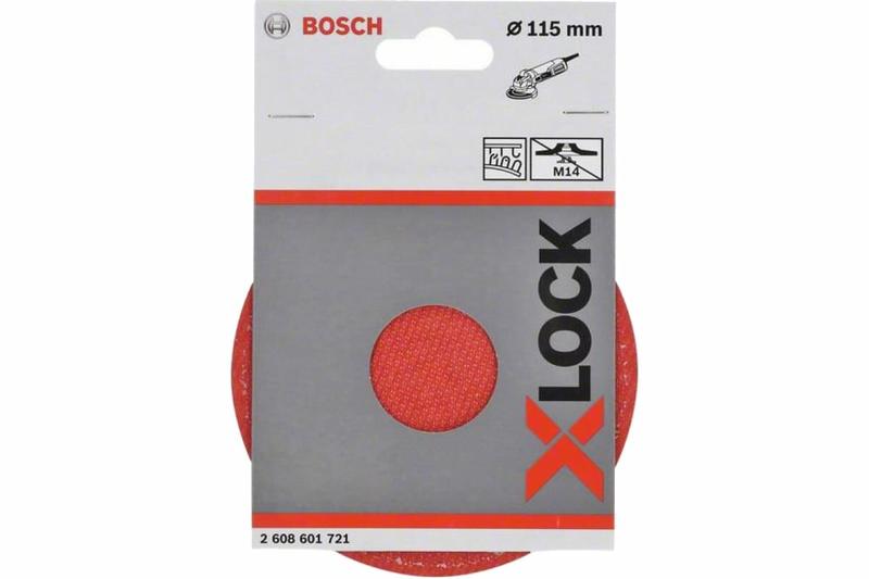 Тарілка опорна на липучці Bosch X-LOCK 115 мм (2608601721)