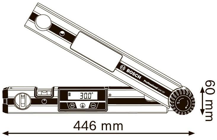 Кутомір Bosch GAM 220 Professional (0601076500)