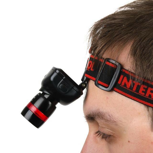 Ліхтар налобний INTERTOOL LB-0303