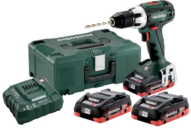 Акумуляторний шурупокрут Metabo BS 18 LT LiHD 3x4.0 Ah (602102940)