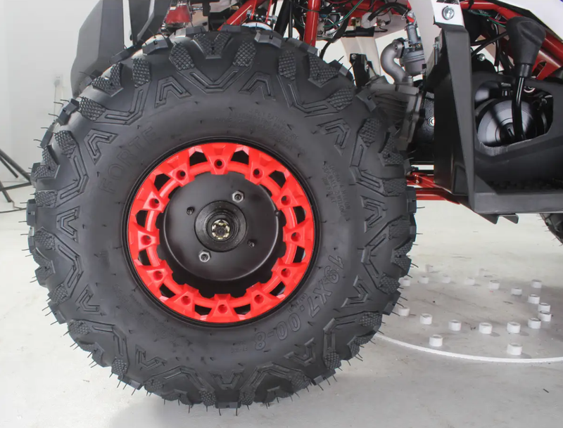 Квадроцикл Forte ATV125F (біло-червоний) (124596)
