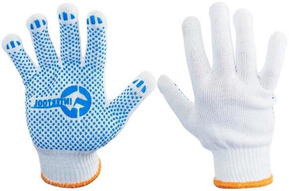 Рукавички Intertool ПВХ 70/30 білі (SP-0130)