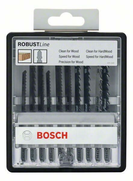 Пилочки по дереву Bosch Robust Line 10 шт. (2607010540)