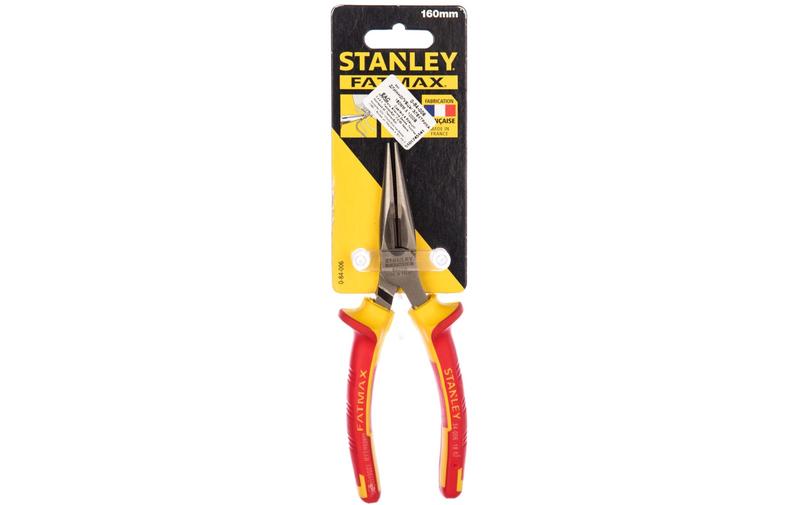 Плоскогубці з подовженими губками ізольовані Stanley (0-84-006)