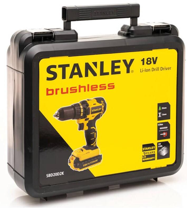 Дриль-шурупокрут акумуляторний STANLEY SBD20D2K