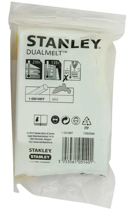 Термоклей двотемпературний для клейового пістолета 24 шт. Stanley DualTemp (1-GS10DT)