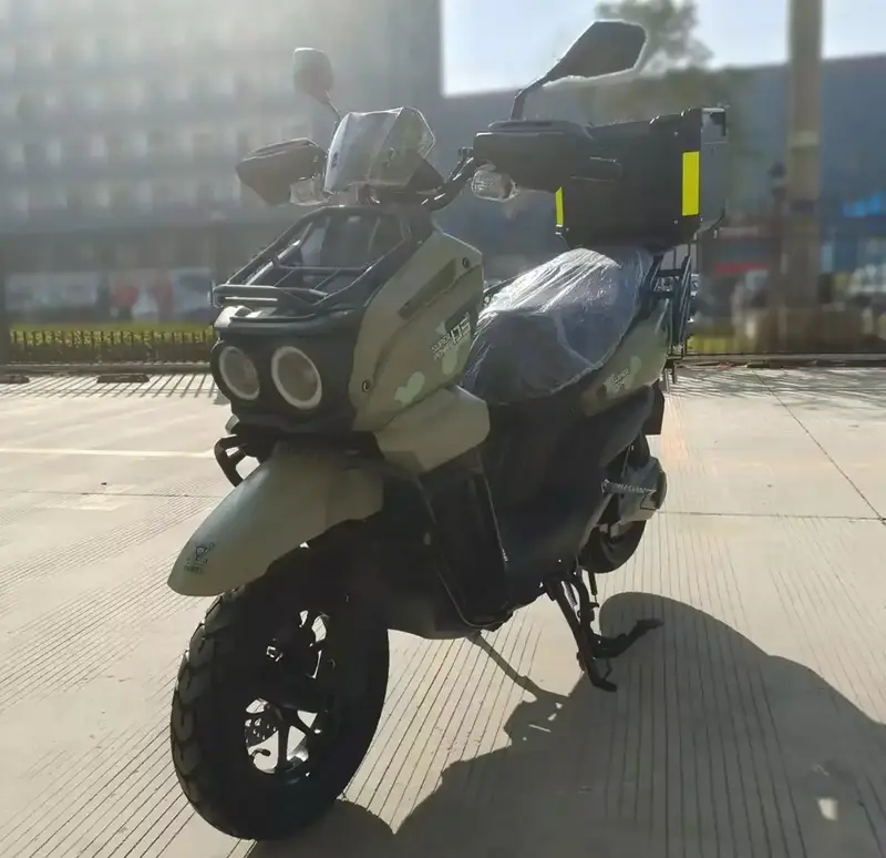 Електроскутер Forte Unicorn-EV, зелений, з термобоксом (138251)