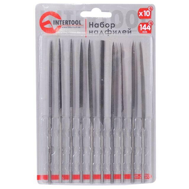 Набір надфілів 10 шт. Intertool (HT-3707)