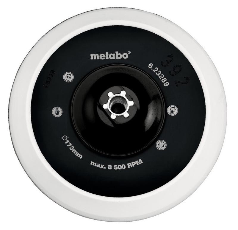 Тарілка опірна на липучках Metabo 173 мм M14 (623289000)