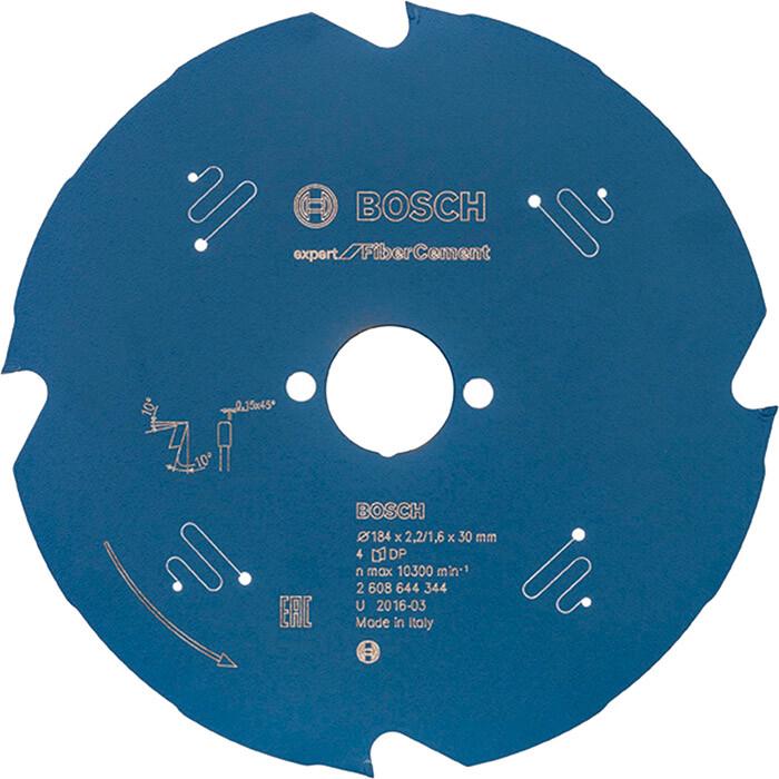 Пиляльний диск Bosch Expert for Fiber Cement 184x30x2.2/1.6x4T (2608644344)