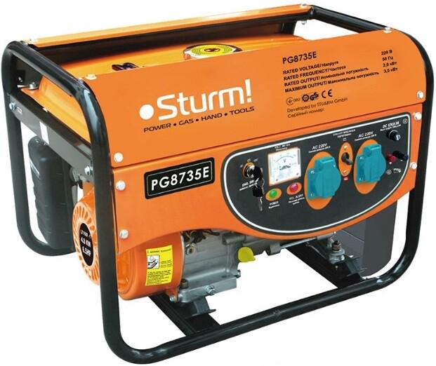 Бензиновий генератор Sturm PG8735E