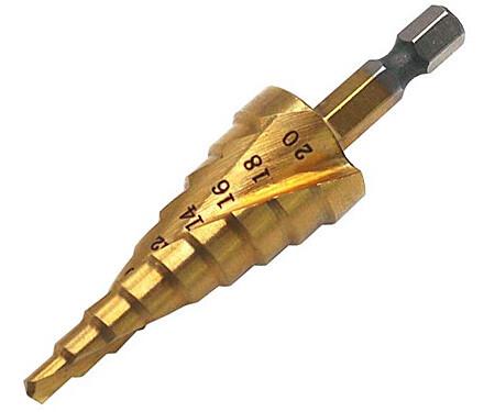 Ступінчасте свердло Makita TiN 1/4 Hex MZ (D-40179)